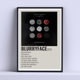 Cuadro Twenty One Pilots Blurryface Decorativo 30x40cm 