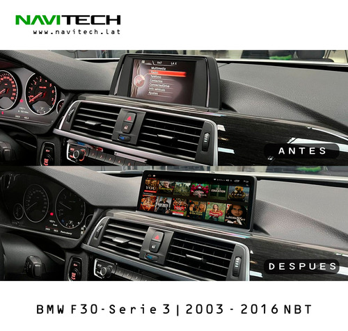 Bmw Serie 3 2013 - 2016 Nbt Pantalla Navitech Carplay Foto 2