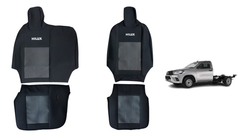 Fundas De Asientos Toyota Hilux 2016-2022 (chasis)