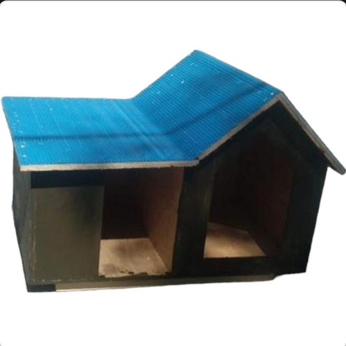 Casita Para Mascota De Madera Tamaño Chico, Plato De Regalo