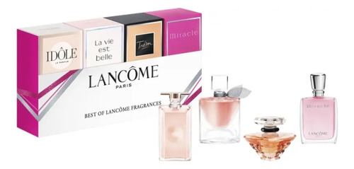 Perfumes Lancome Dama Mini Set 4 Piezas