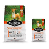 Alimento Nutrique Medium Young Adult 12+3 Kg Bonus!