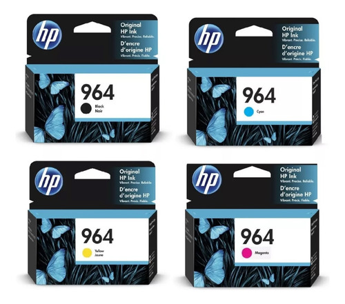 Cartuchos Hp 964 Negro + Colores Officejet 9020 9010 Combo 