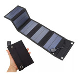 Cargador Solar Portátil De Células Solares Usb De 5 V Y 15 W