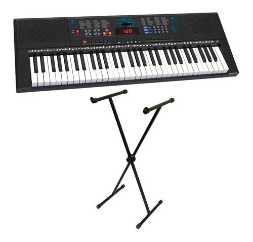 Teclado Musical Spring Tc161 61 Teclas Preto 110v/220v