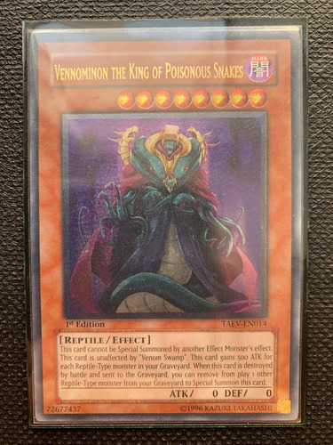 Yu-gi-oh! Vennominon The King Of Poisonous Snakes Ulti Taev
