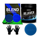 Vonixx Blend Black + Rejuvex Black + Luvas + Pano Microfibra