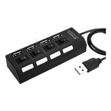 Extensão Carregador Usb 4 Portas Pc Notebook Mouse Teclado