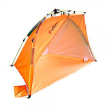 Carpa Playera Autoarmable Armado Automatico Beach Orange