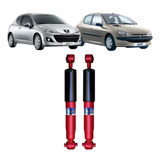 Kit X2 Amortiguadores Traseros Fric Rot Peugeot 206 / 207 