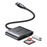 Ugreen Usb C Lector De Tarjetas Sd 3 En 1 Tipo C Adaptador D