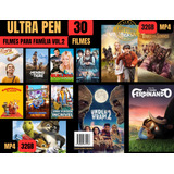 Pen Drives Coletânea 30 Filmes Para Família Dublados Vol. 2