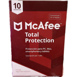 Antivirus Mcafee 1 Año