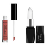 Kit Labial Gloss Rose Y Labial Hialuronico Hidrata Lidherma