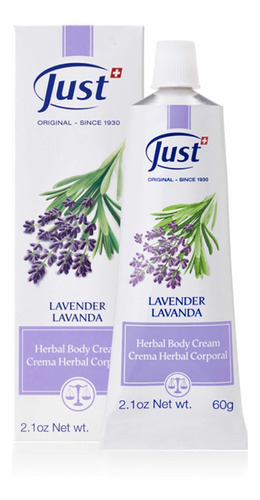 Just Crema Lavanda 60g - Bruxismo , Relajación, Insomnio