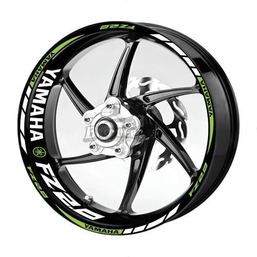 Kit Calcomanías Stickers Para Rines Yamaha Fz 2.0 Rin 17