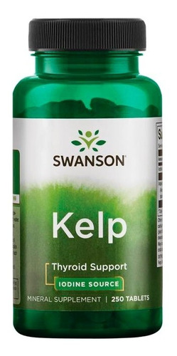 Kelp 250 Tabletas Swanson - Tiroide