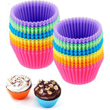 Moldes Silicona Capacillos X6 Cupcakes Muffins Reposteria