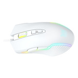 Mouse Gamer Onikuma Cw905 Con Luz Led Rgb Color Blanco