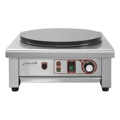 Crepera Eléctrica Industrial San-Son 40cm Teflón Antiadherente EC1 | Meses sin interés