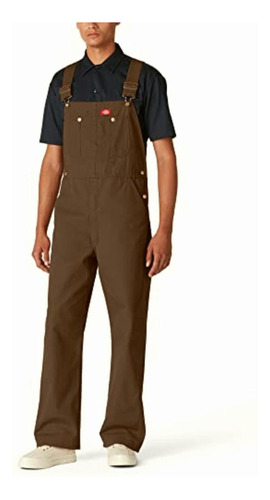 Dickies Babero Para Hombre, Rinsed Timber, 30w X 30l