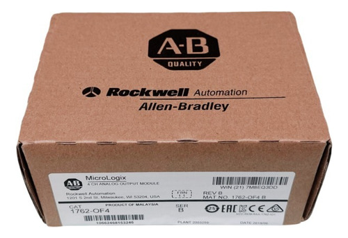 Allen Bradley Módulo Analógico 1762-of4 Para Plc Micrologix.