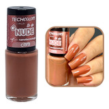 Coleção Esmaltes Techcolors Cora 9ml Tô De Nude Cor Achocolatado