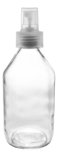 Botella Vidrio Transparente Farma 125 Cc X42 Uds Con Spray