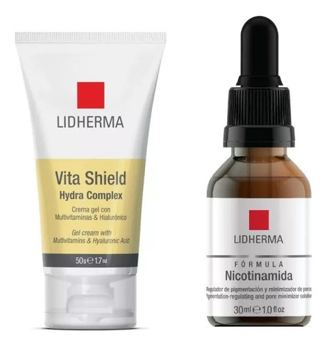 Vita Shield Hydra Complex + Fórmula Nicotinamida Lidherma