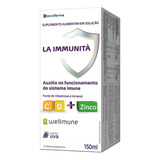 La Immunita Vit C D E Zinco 150ml Sabor Uva