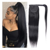 . Nature Ponytail Cabello Humano 65cm Negro 100g