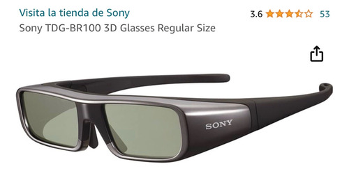 Gafas 3d Para Tv Marca Sony
