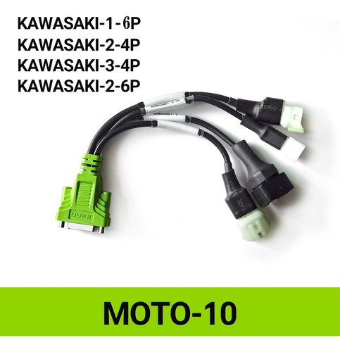 Cable Adaptador De 4/6 Pines Para Motocicleta Kawasaki