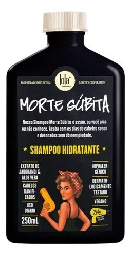 Shampoo Para Pelos Resecos Morte Subita Lola Cosmetics