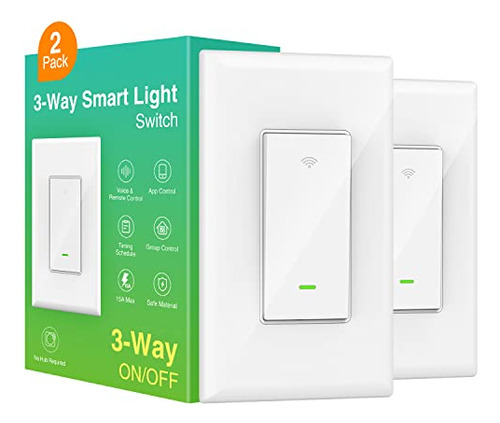 Smart Switch Ghome Luz Inteligente De 3 Vías Wi-fi Alexa Goo