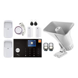 Kit Alarma Casa. 4g + Wifi App Tuya Smart + Sirena Grande.