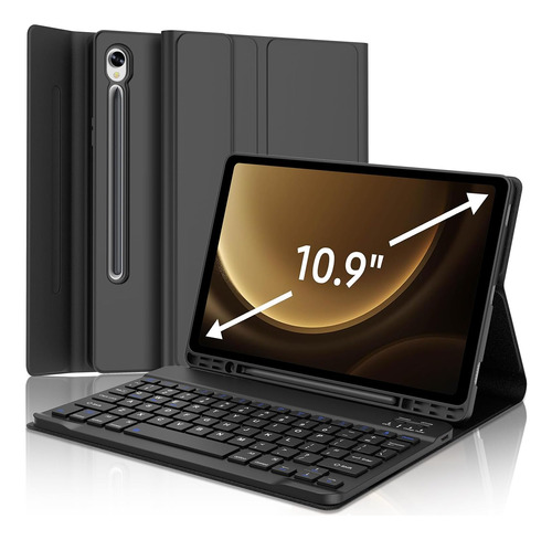 Funda Con Teclado P/ Samsung Galaxy Tab S9 Fe 5g De 10.9