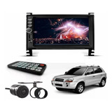 Kit Central Multimídia Mp5 2 Din Espelha Dvd Hyundai Tucson