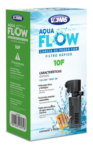 Cabeza De Poder/filtro Rapido Aqua-flow 10