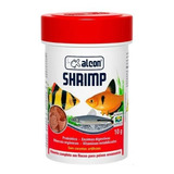 Ração Alcon Shrimp 10g - Alimento Para Peixes Em Flocos