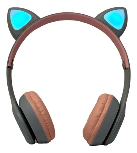 Diadema Auricularbluetooth, Fm,micro Y Luces, Orejas De Gato