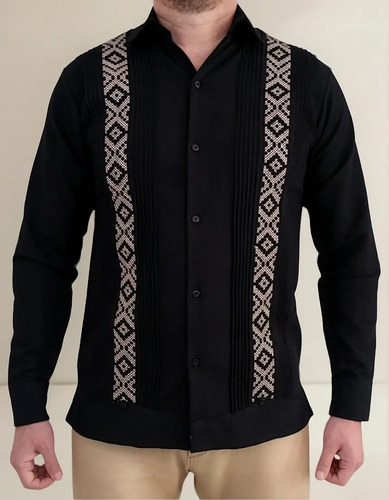Guayabera Manuel Lino Manga Larga