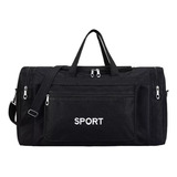 Maletas De Mano Hombre Deportiva Para Viaje Mochila De Gym Color Negro Negro