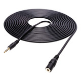 Cable Extension De Audio Auxiliar De 5 Metros - Macho Hembra