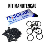 Kit Manutenção Aquec Solar Oring Preto+ Graxa Pinos Ts Solar