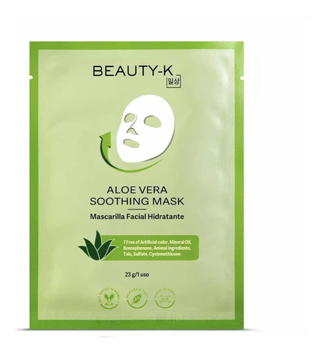 Beauty-k Mascarilla De Aloe Vera 23g 