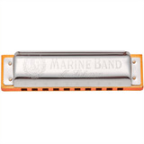 Gaita Profissional Harmonica Hohner Marine Band 1896 Em La