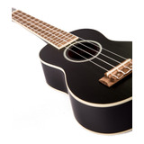 Ukelele Soprano Bamboo Bu21ln Bk + Funda