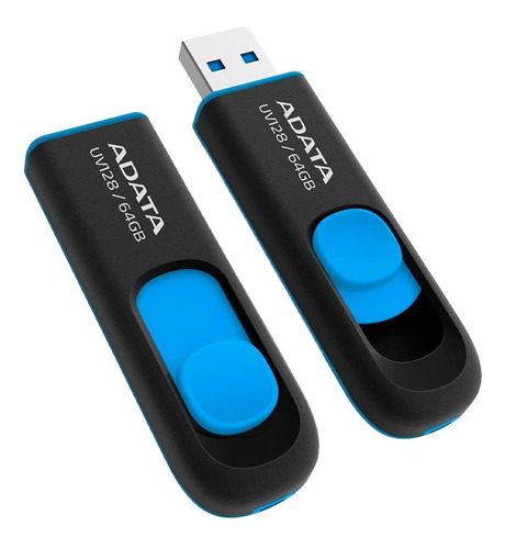 Pendrive Adata Uv128 64gb Usb 3.2 Gen 1 Retractil