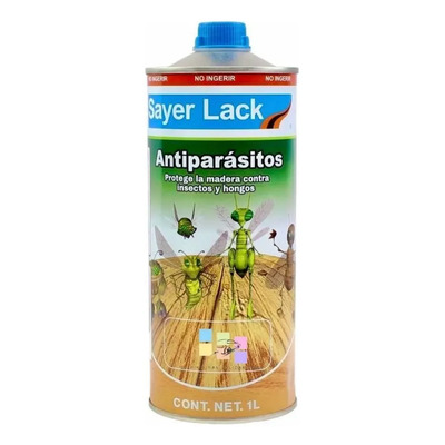 Aceite Antiparasitos Fungicida Polilla Madera 1lt Sayer | Meses sin interés